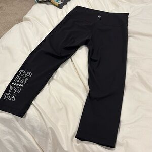 Lulu high rise wunder train leggings black